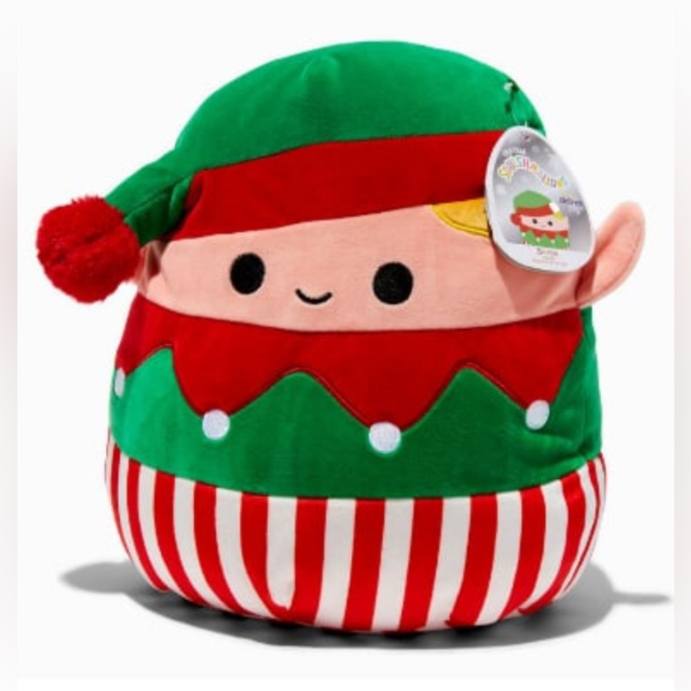 NEW Squishmallows Christmas Bartie the Elf 8" Plush